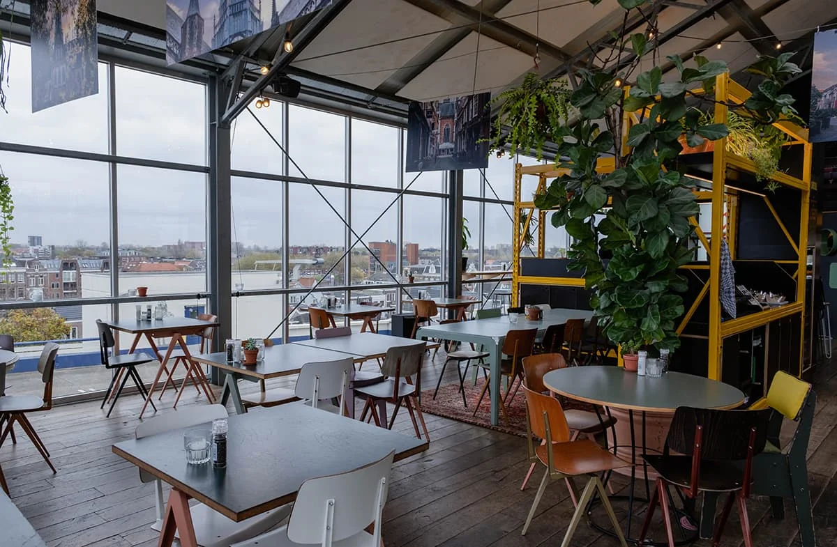 Modern Rooftop Dining
